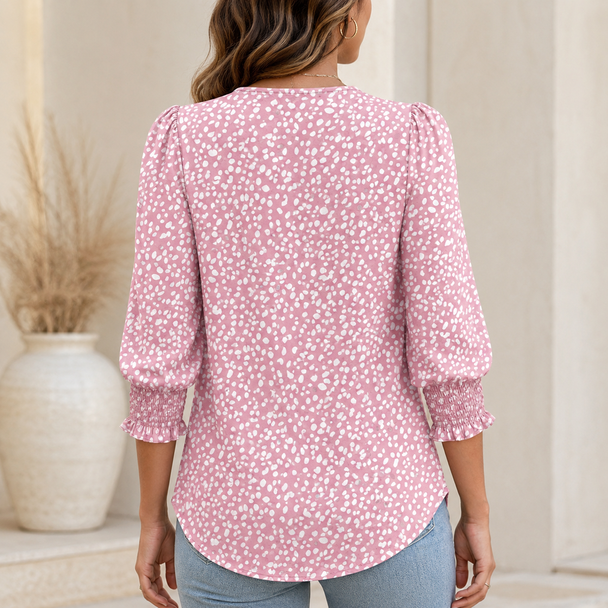 Ewa – Blouse met wijde halslijn