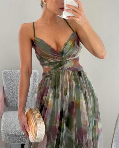 Eliza – Luchtige maxi-jurk met bloemenprint