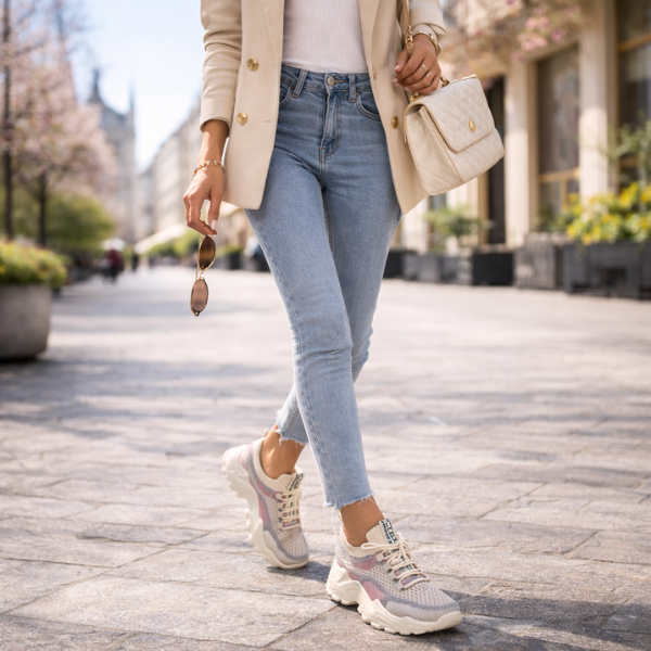 Karina – Lekkie sneakersy o wygodnym kroju na co dzień