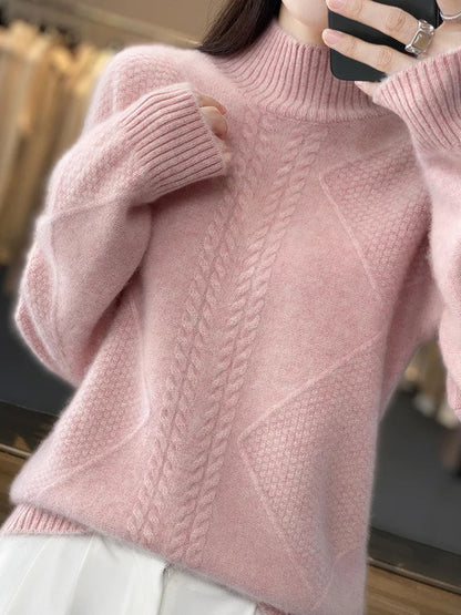 Helena – Elegancki sweter z golfem