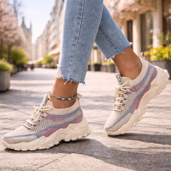 Karina – Lekkie sneakersy o wygodnym kroju na co dzień