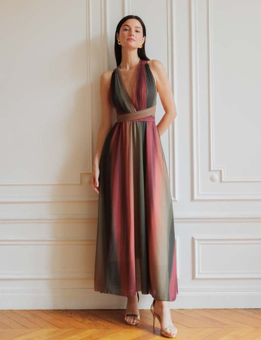 Wanda – Sukienka plisowana maxi