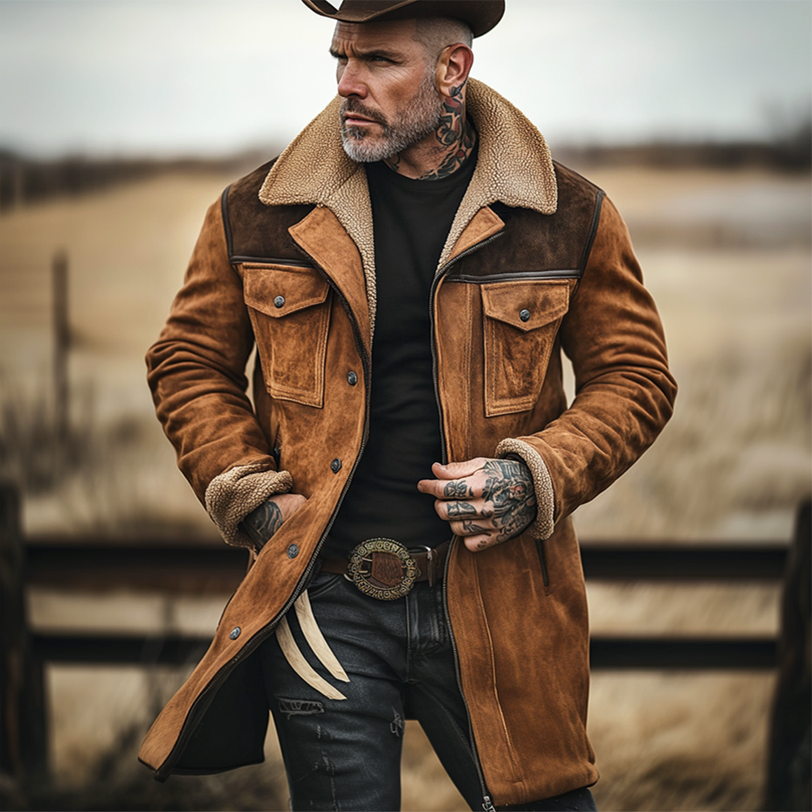 Tomasz – męska kurtka vintage na jesień i zimę