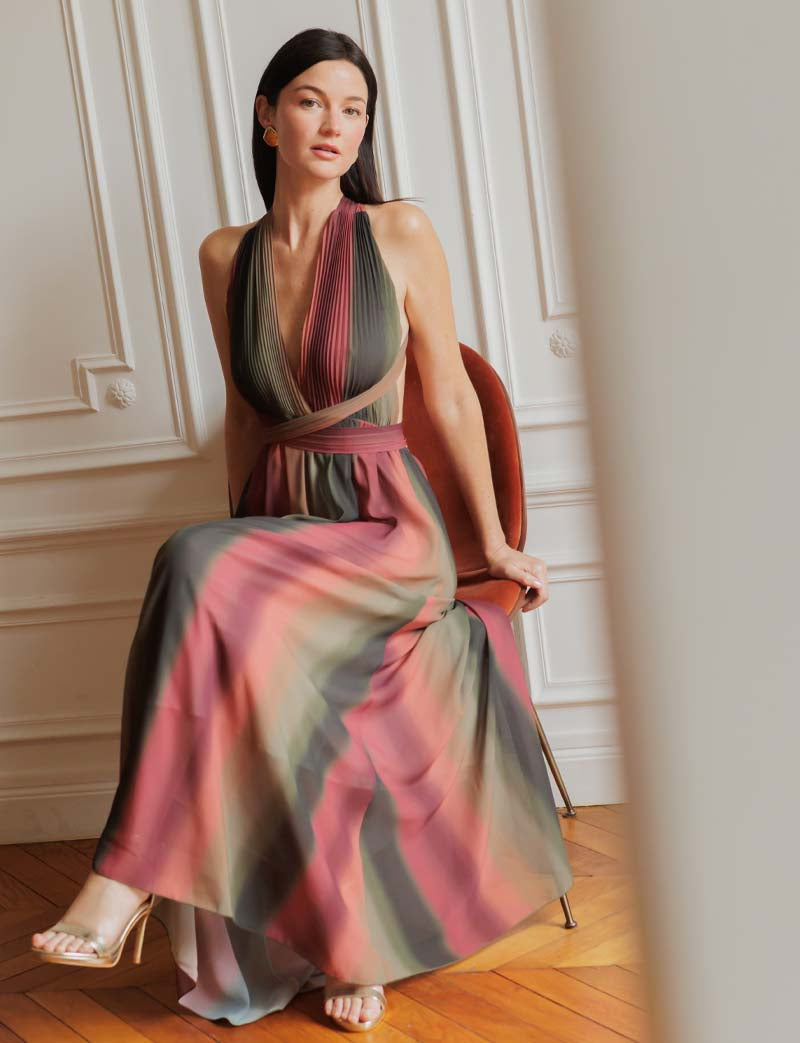 Wanda – Sukienka plisowana maxi