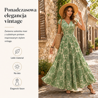 Sandra – Maxi-jurk met bloemenprint