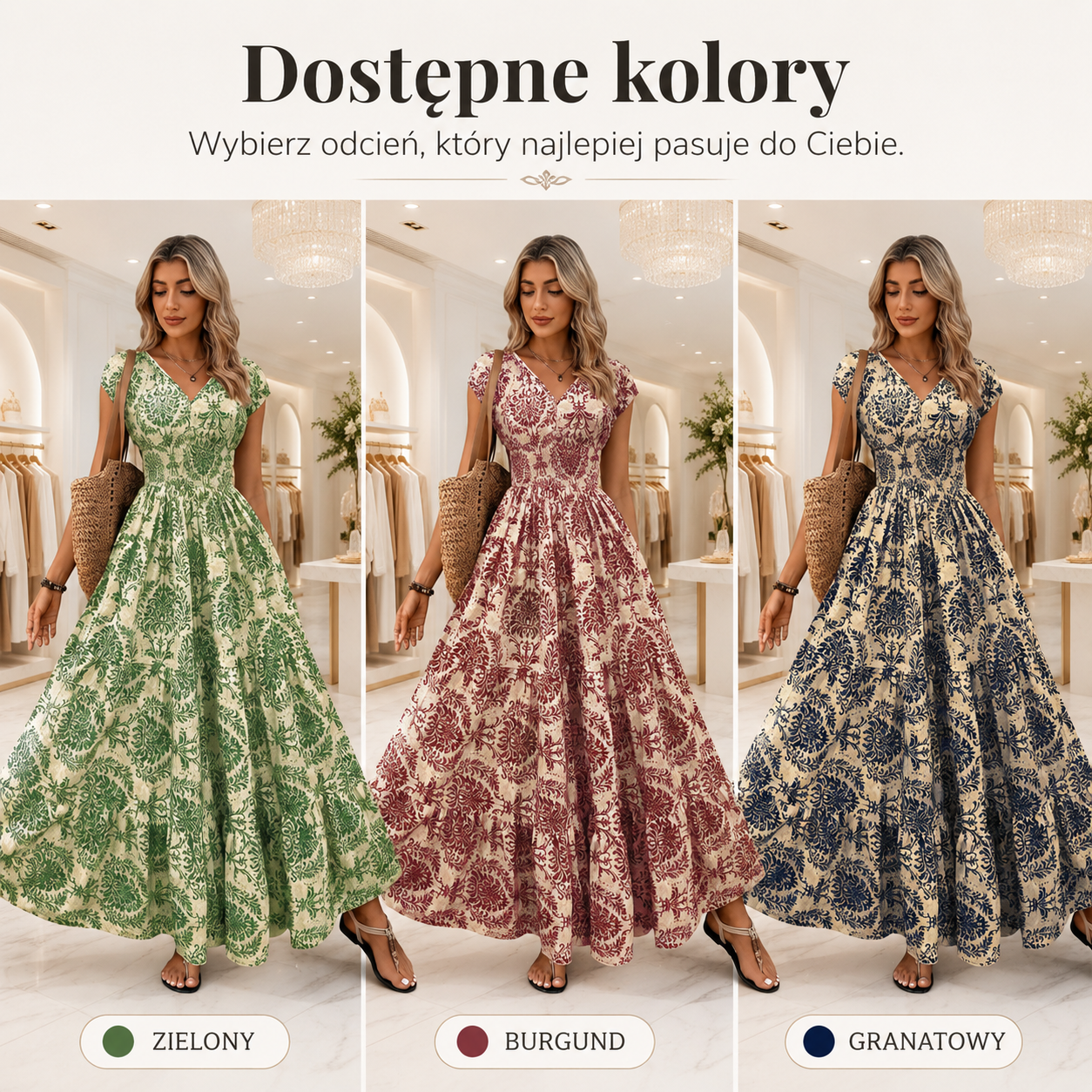 Sandra – Maxi-jurk met bloemenprint
