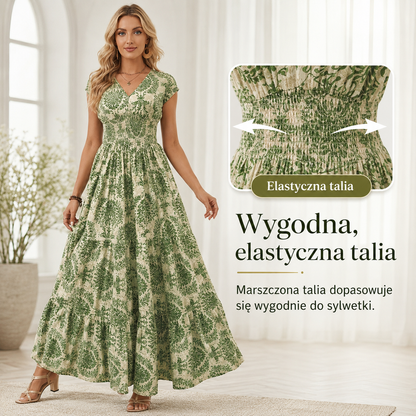 Sandra – Maxi-jurk met bloemenprint