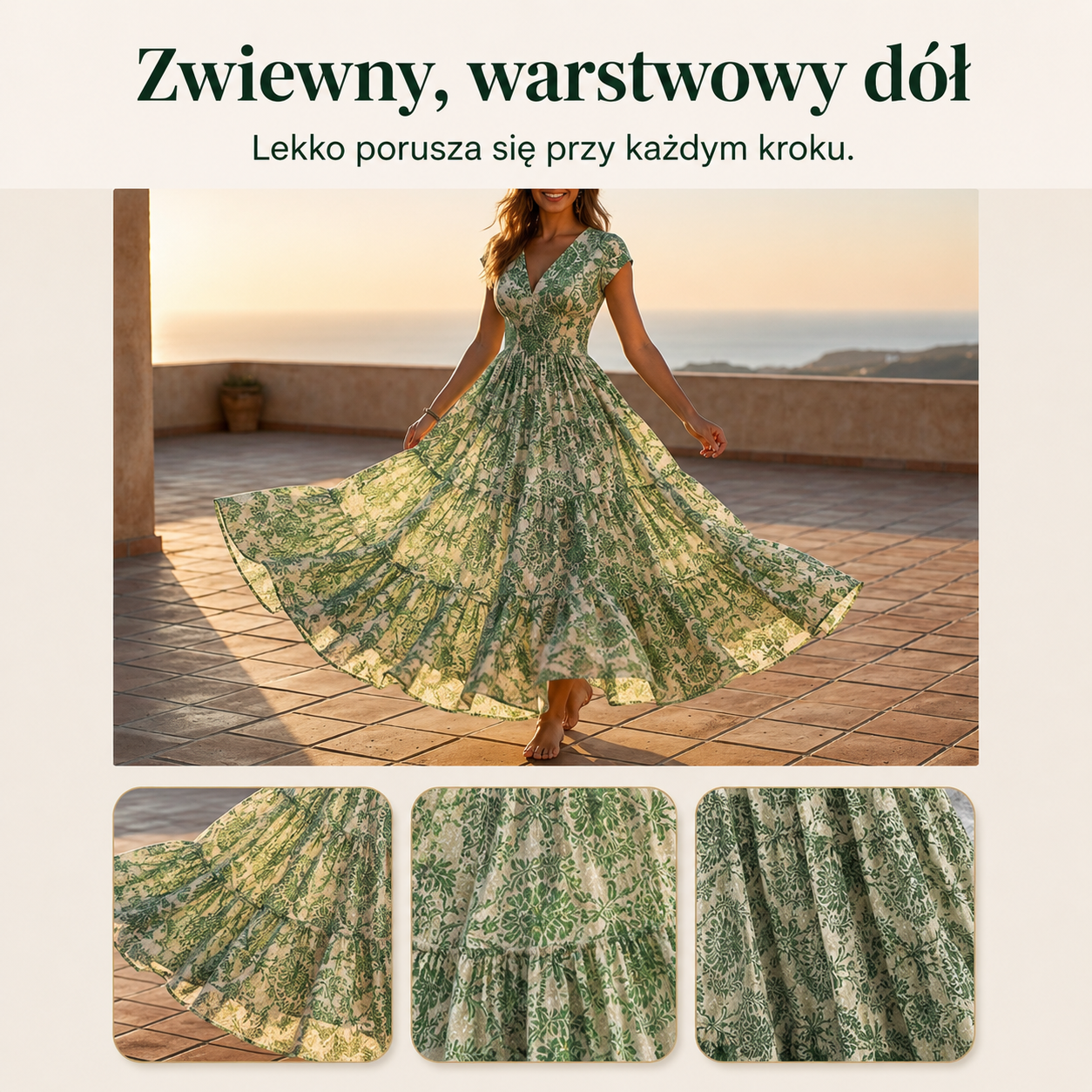 Sandra – Maxi-jurk met bloemenprint