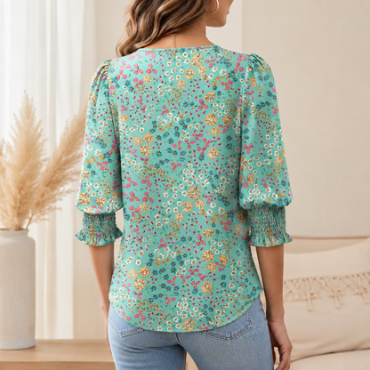 Ewa – Blouse met wijde halslijn