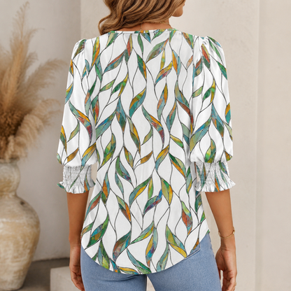 Ewa – Blouse met wijde halslijn