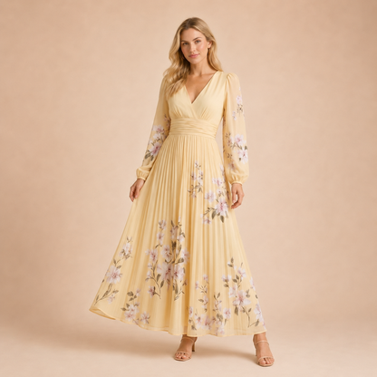 Gabriela – Maxi-jurk met bloemenprint
