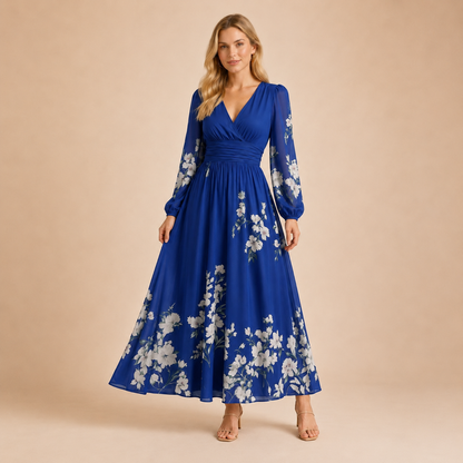 Gabriela – Maxi-jurk met bloemenprint