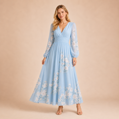 Gabriela – Maxi-jurk met bloemenprint