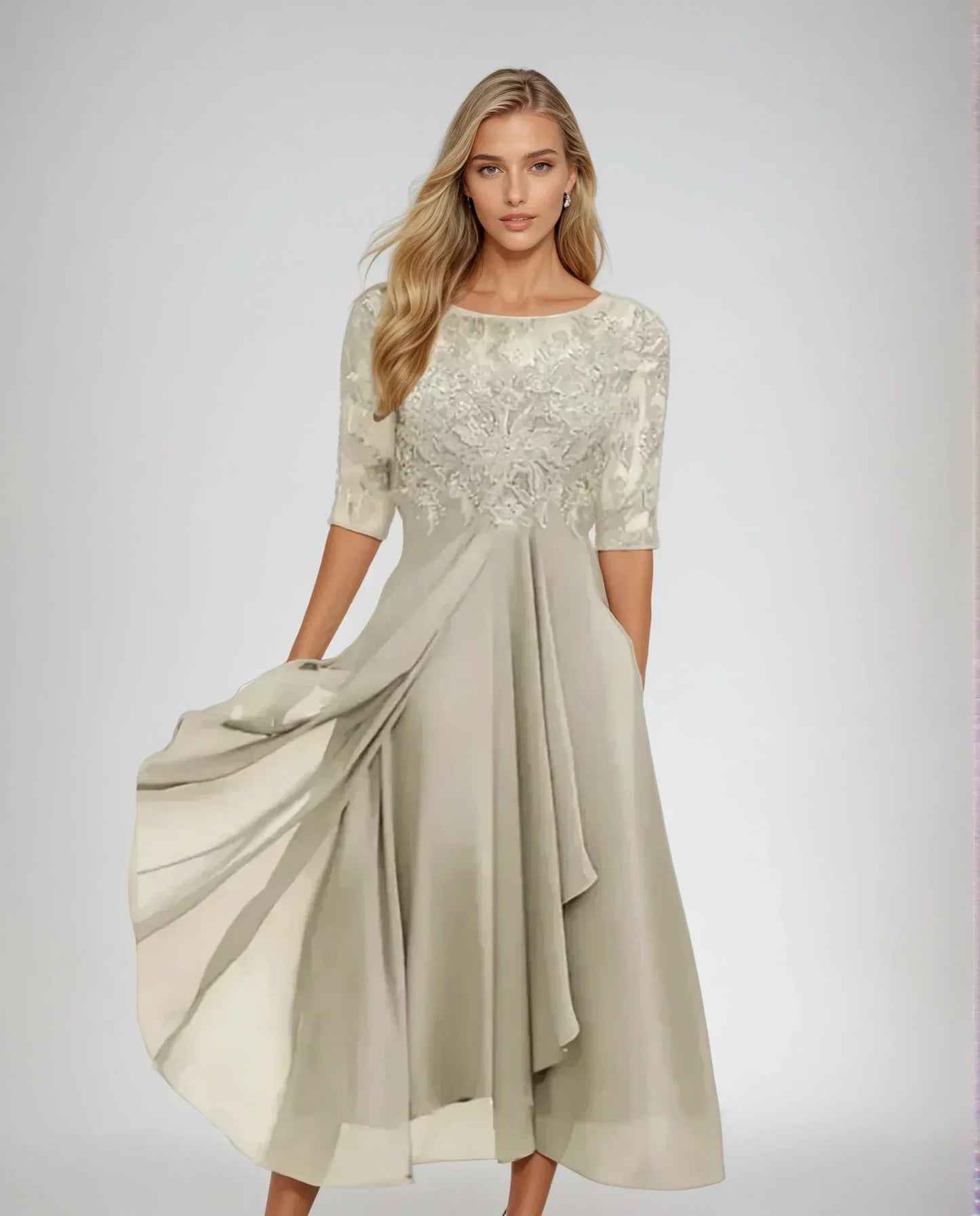 Elżbieta – Elegancka sukienka koronkowa