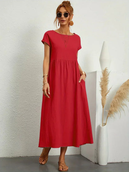 Zofia – Elegancka sukienka o prostym kroju