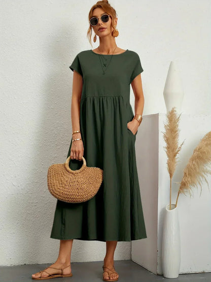 Zofia – Elegancka sukienka o prostym kroju