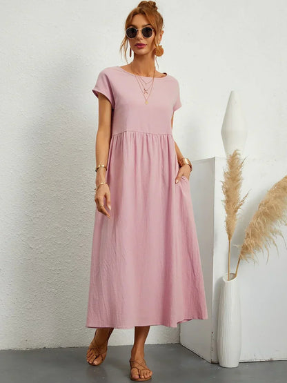 Zofia – Elegancka sukienka o prostym kroju