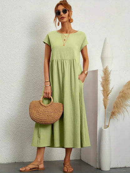 Zofia – Elegancka sukienka o prostym kroju