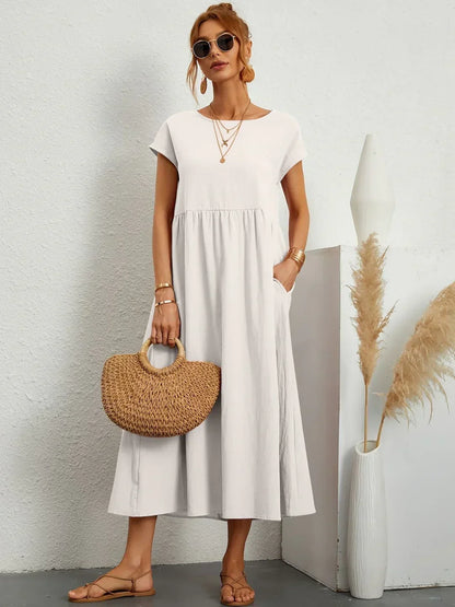 Zofia – Elegancka sukienka o prostym kroju