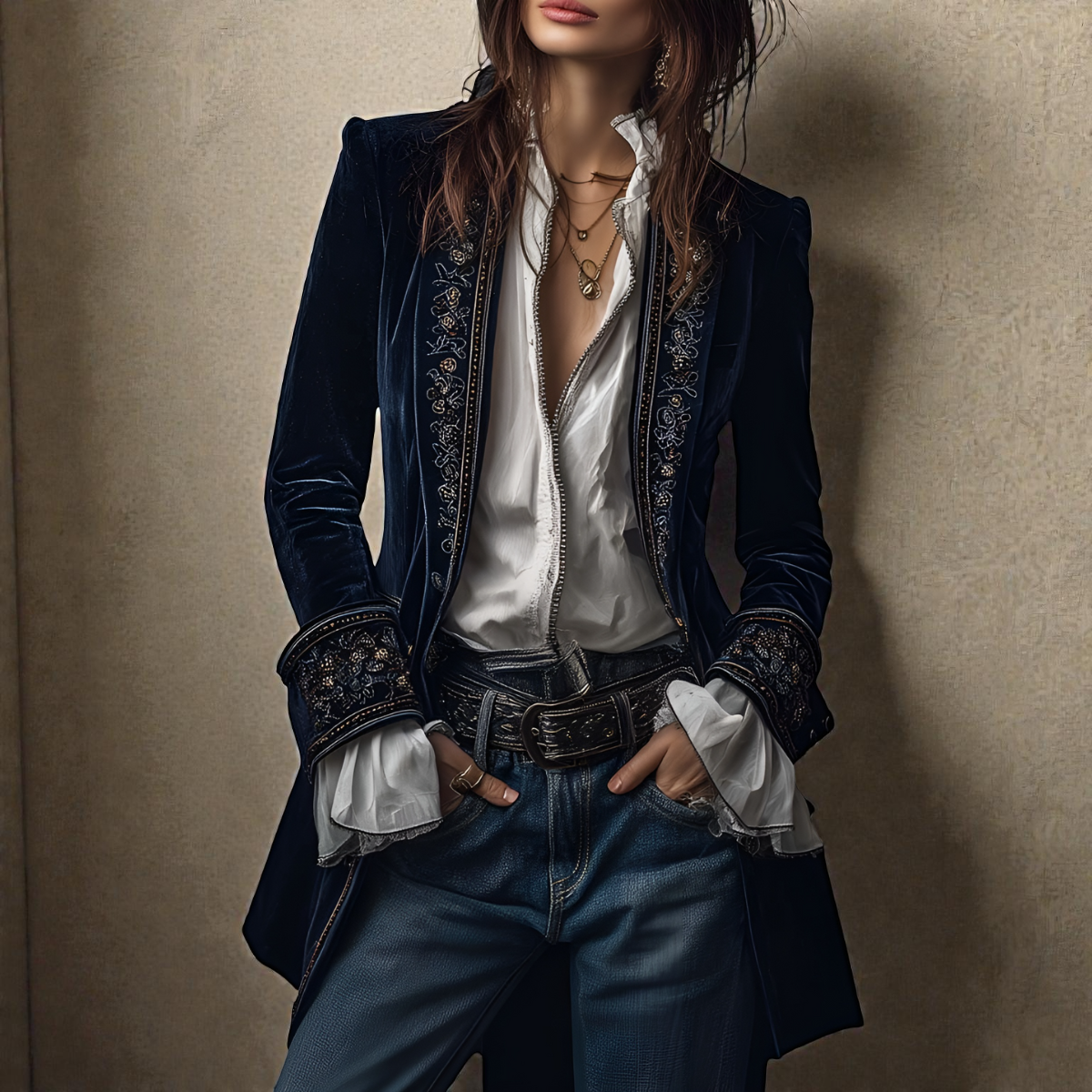 Ludwika – elegancka kurtka w stylu vintage