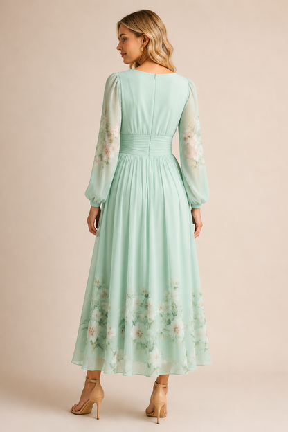 Gabriela – Maxi-jurk met bloemenprint