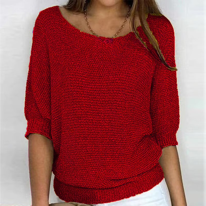 Amelia – lekki sweter letni o eleganckim wykończeniu