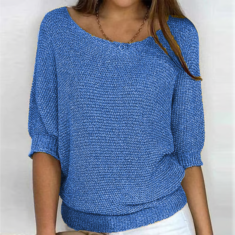 Amelia – lekki sweter letni o eleganckim wykończeniu