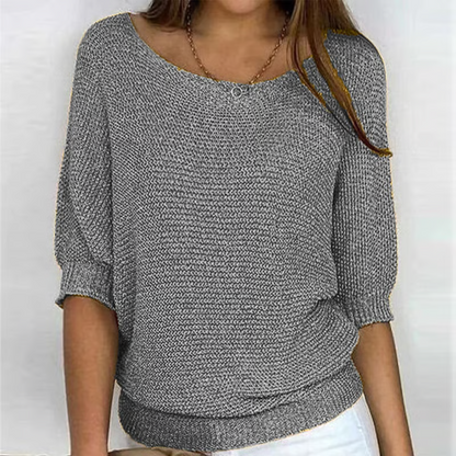 Amelia – lekki sweter letni o eleganckim wykończeniu