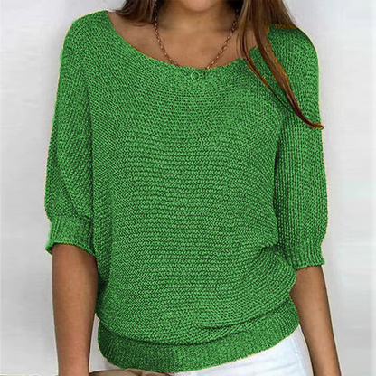 Amelia – lekki sweter letni o eleganckim wykończeniu