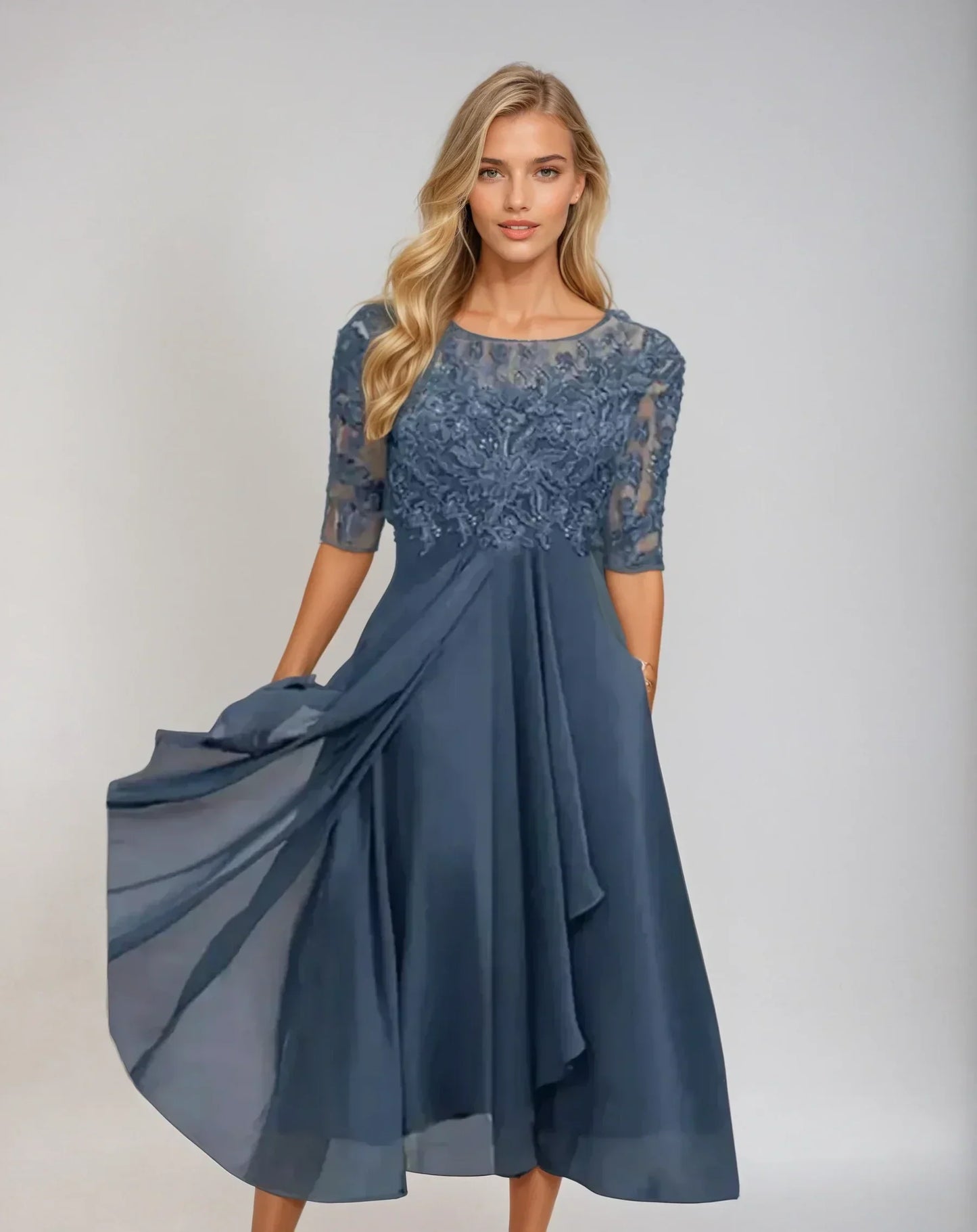 Elżbieta – Elegancka sukienka koronkowa