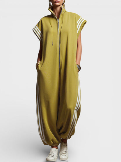Agnieszka – Jumpsuit met hoge kraag